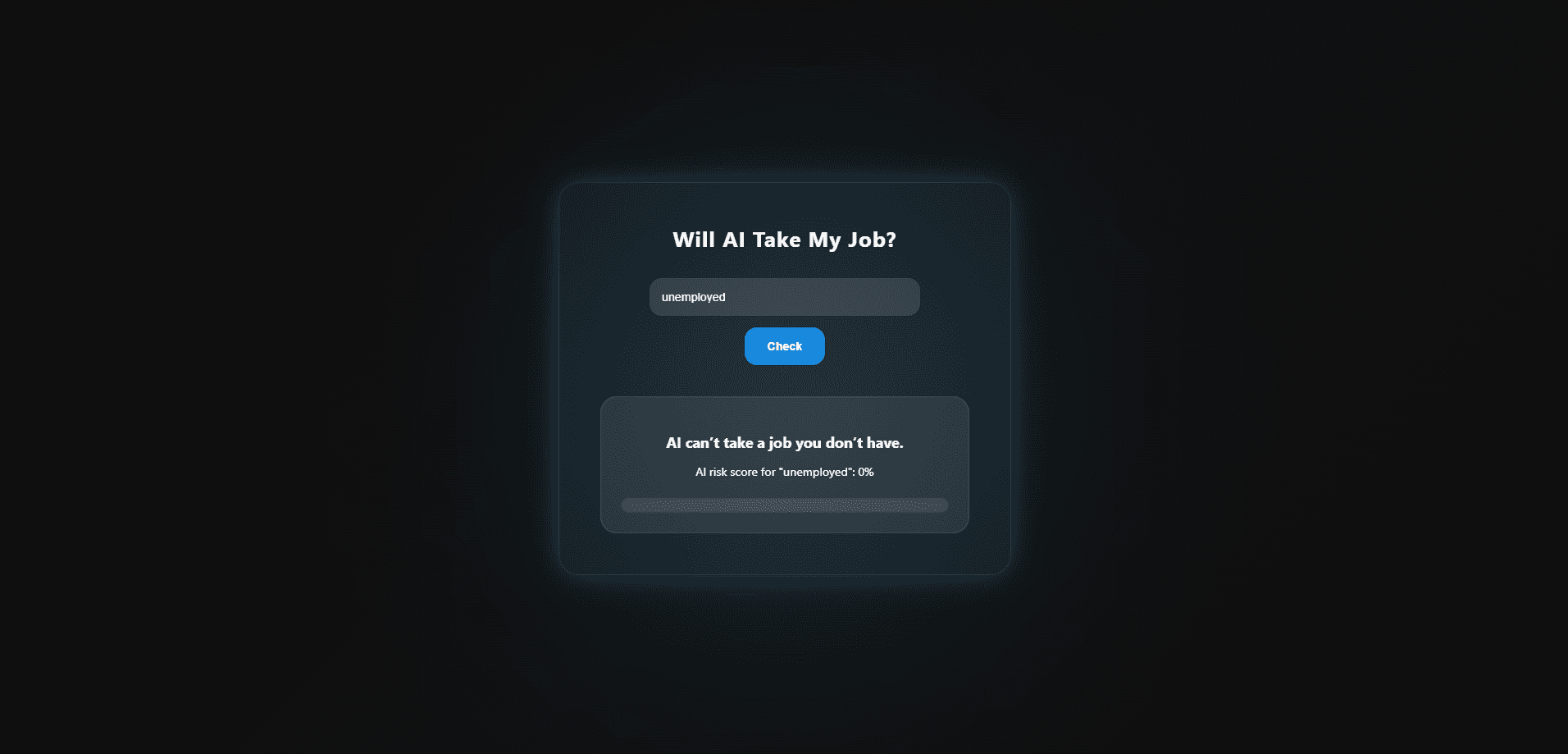 AI Job Checker preview
